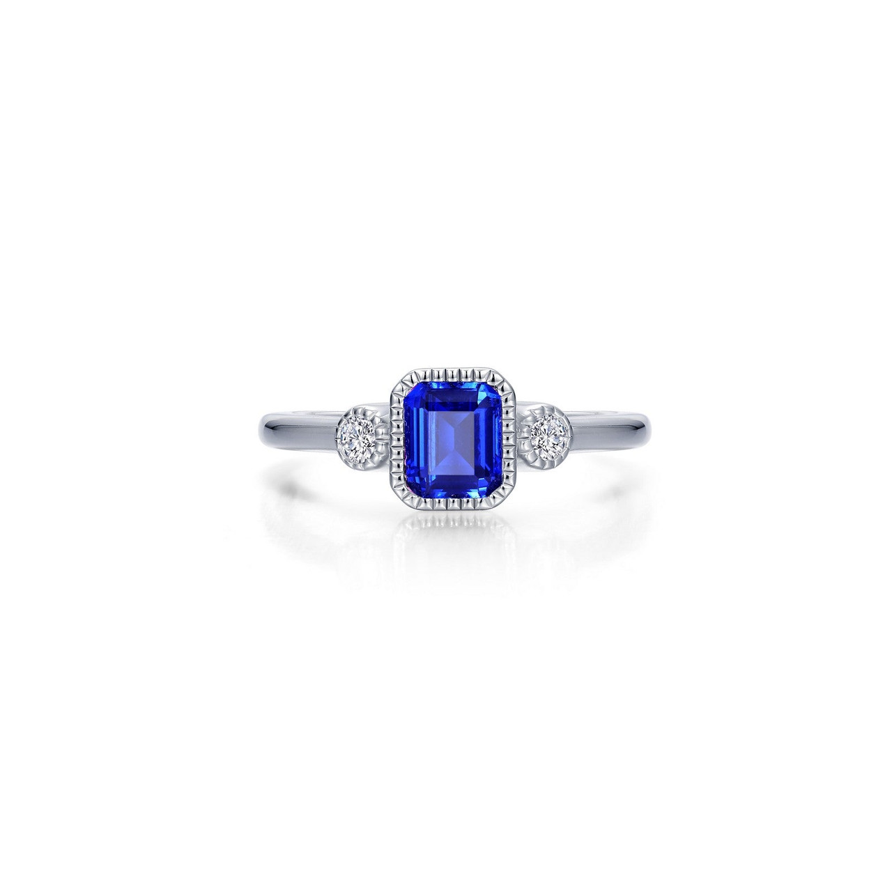 Lafonn September Birthstone Ring Bonded in Platinum BR006SAP